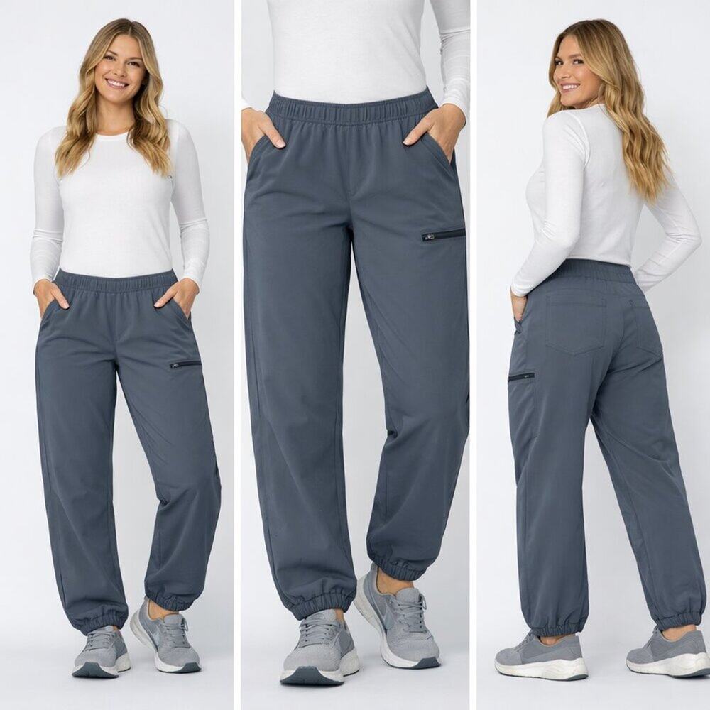 Eddie Bauer Fleece‑Lined Pull‑On Jogger Pants Gray – Style C3497199 –   6 NWOT